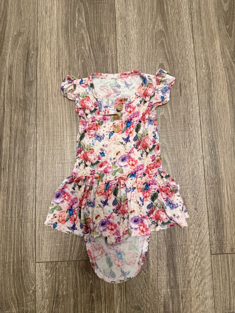 Posh Peanut Vivienne Twirl Bodysuit- 18 months